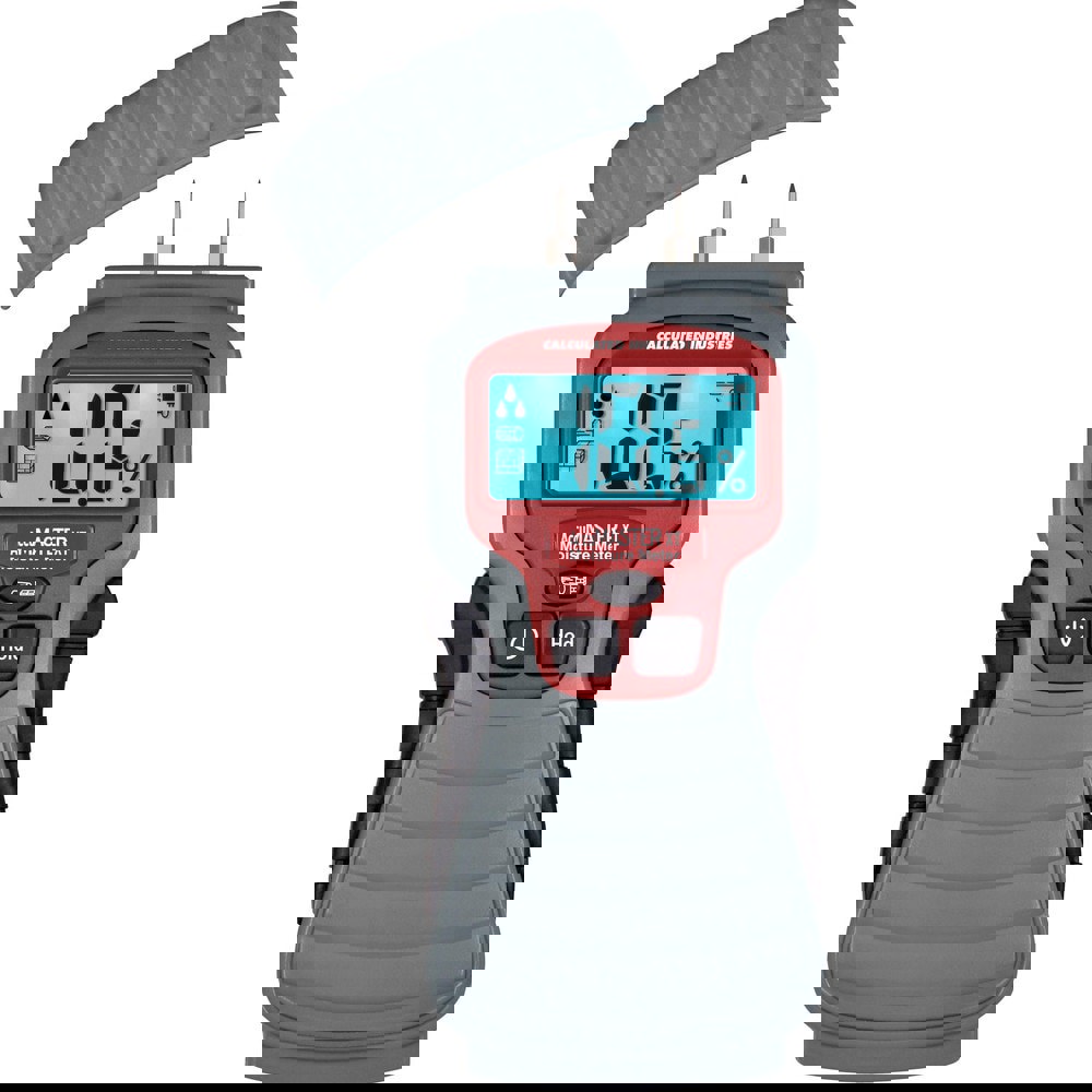 Moisture Meters & Analyzers; Product Type: Moisture Meter ; Accuracy: +/- 3% ; Heat Source: None ; Minimum Operating Temperature: 14 ; Maximum Operating Temperature: 104 ; Maximum Relative Humidity: 50